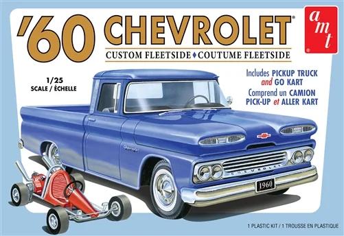 AMT 1/25 60 Chevy Custom Fleetside Pickup Model Kit — official product photo 1
