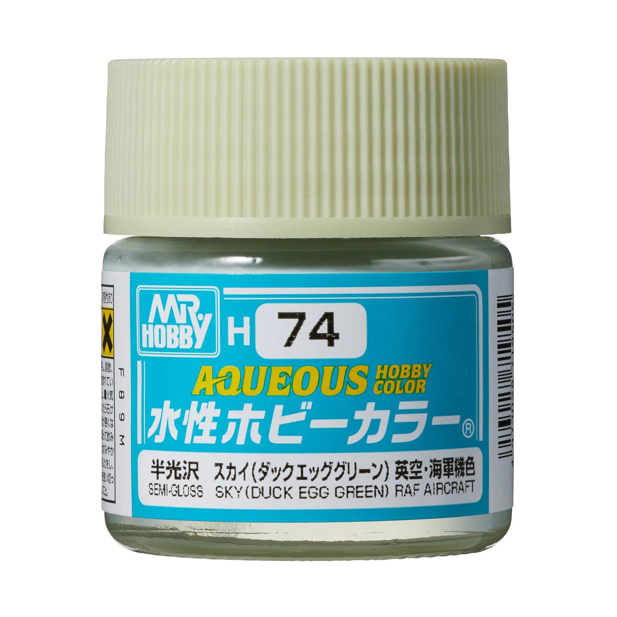 Mr. Hobby Aqueous Hobby Color Sky (Duck Egg Green) (H74) 10 ml — official product photo 1