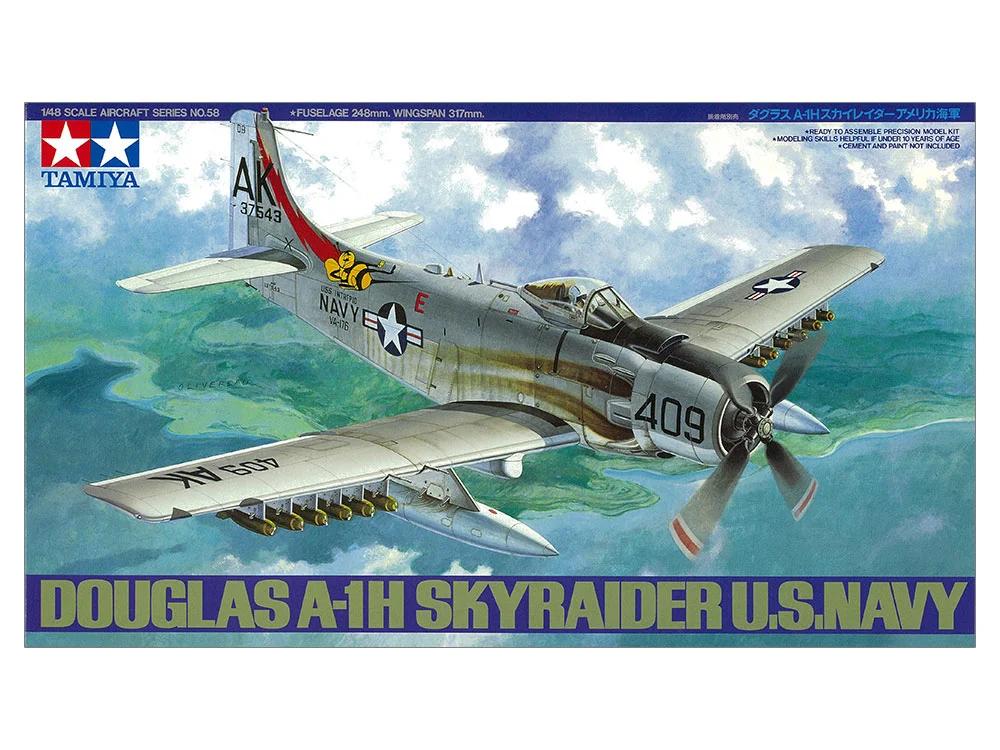Tamiya 1/48 Douglas Skyrader Ad-6 Model Kit — official product photo 1
