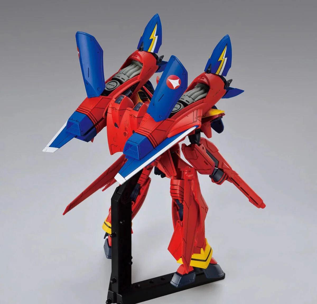 Bandai 1/144 HG VF-19 Custom Fire Valkyre W SD Boostr Model Kit — official product photo 4