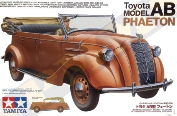 Tamiya 1/35 Toyota AB Phaeton Model Kit — box art