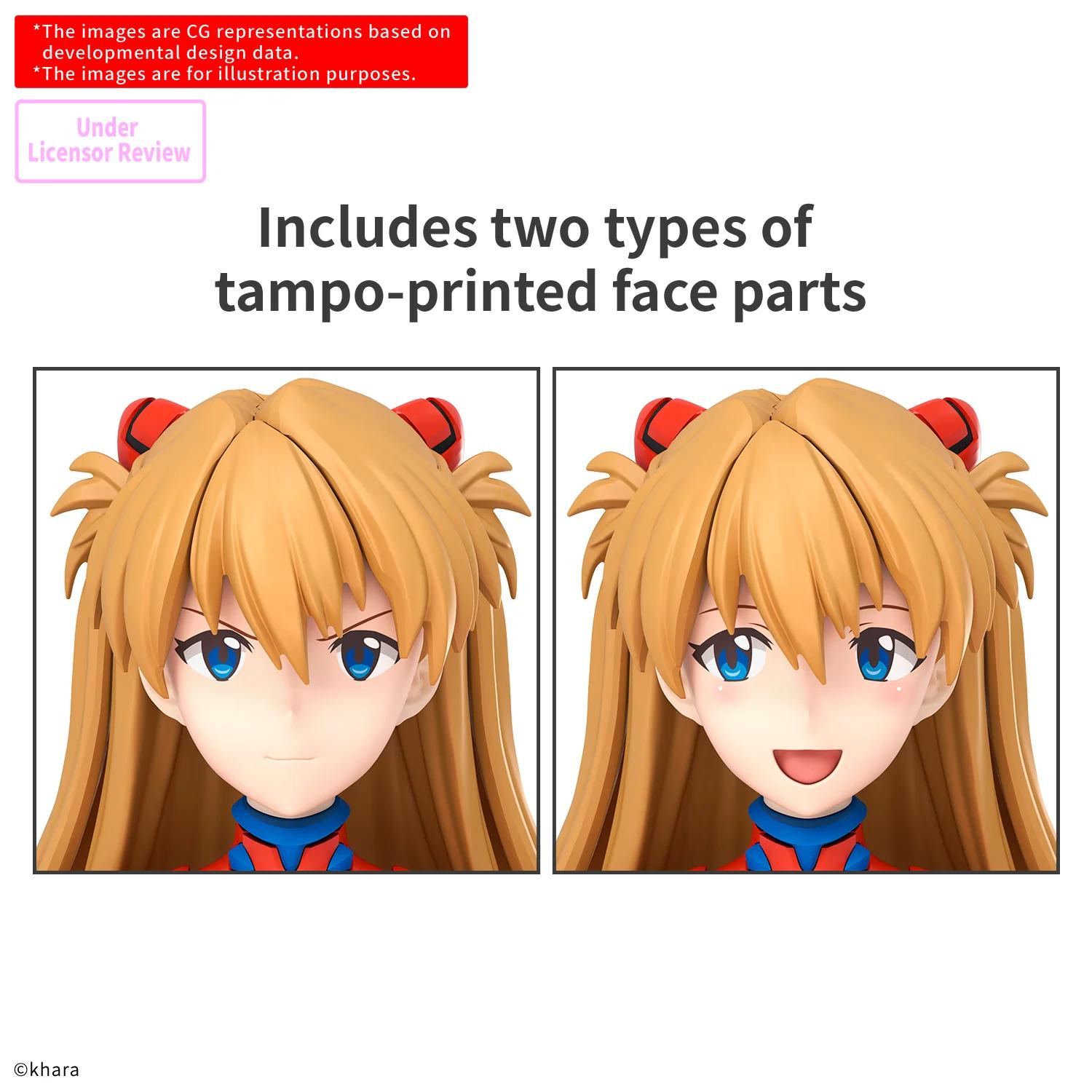 Bandai 30mp Asuka Shinkinami Langley Plug Model Kit — official product photo 3