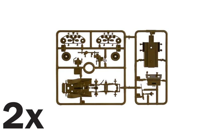 Italeri 1/72 M3a1 Half Track Model Kit — official product photo 5