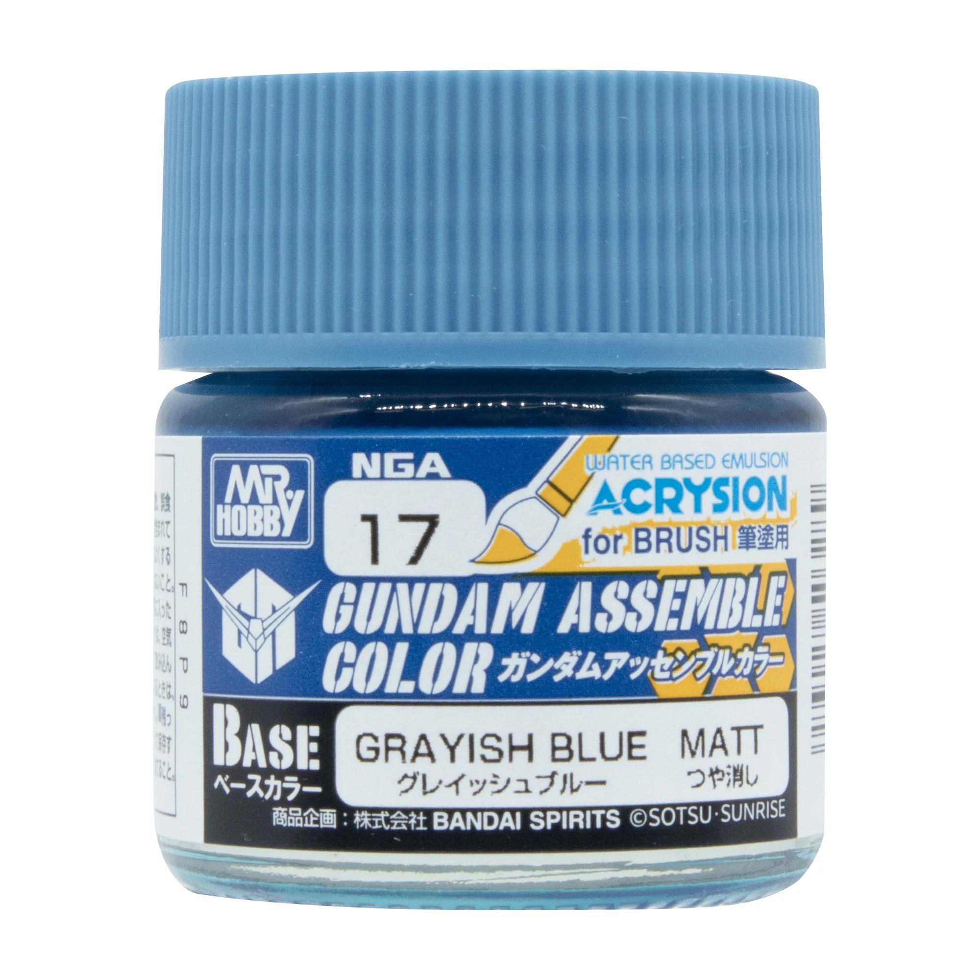 Mr. Hobby Gundam Assemble Color Grayish Blue (NGA17) 10 ml — official product photo 1