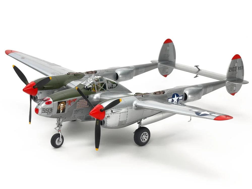 Tamiya 1/48 P-38J Lockheed Lightning Model Kit — box art
