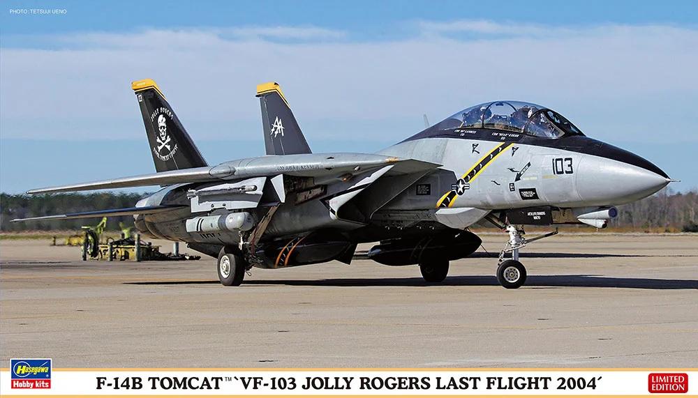Hasegawa 1/72 F-14B Tomcat 103 Jolly Rogers Model Kit — official product photo 1