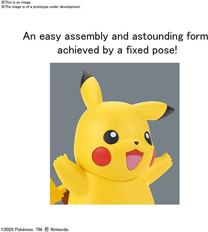 Bandai 01 Pikachu Pokemon Quick Model Kit — official product photo 3