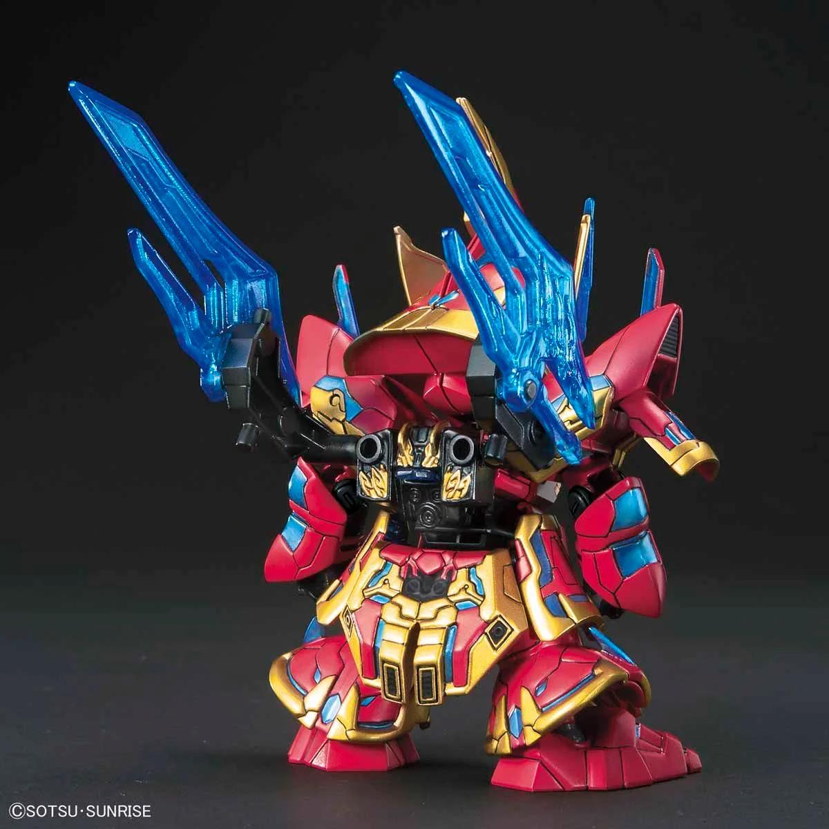 Bandai SD Zoketsuden Zhang Liao Zazabi Model Kit — official product photo 4