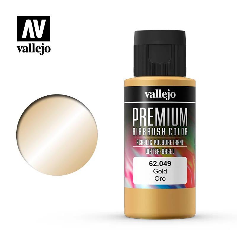 Vallejo Premium Color Gold 60ml 1pc — product photo
