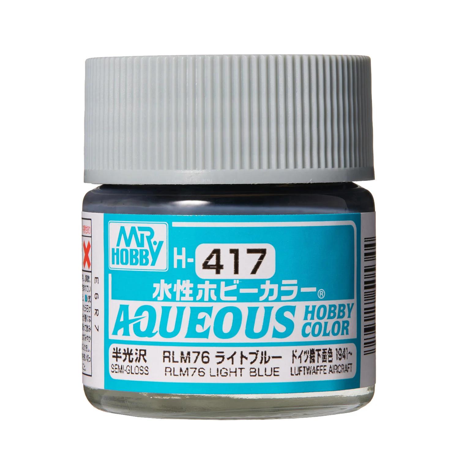 Mr. Hobby Aqueous Hobby Color RLM76 Light Blue (H417) 10 ml — official product photo 1