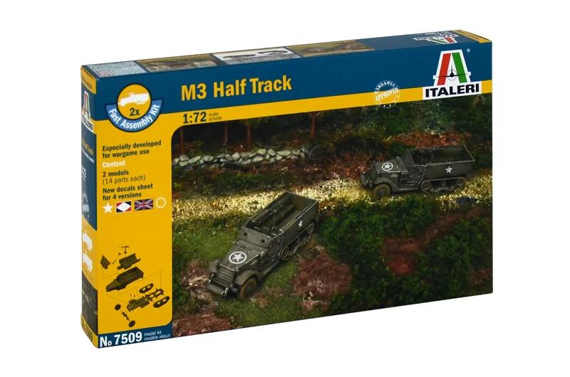 Italeri 1/72 M3a1 Half Track Model Kit — official product photo 1