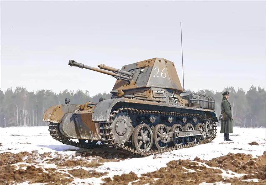 Italeri 1/35 Panzerjager I Model Kit — box art