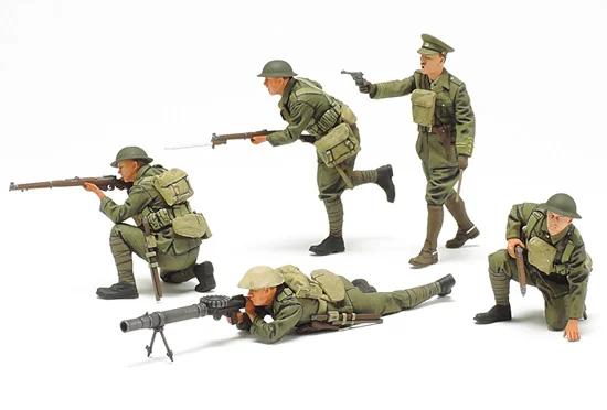 Tamiya 1/35 British Ww-i Infantry Set Model Kit — box art
