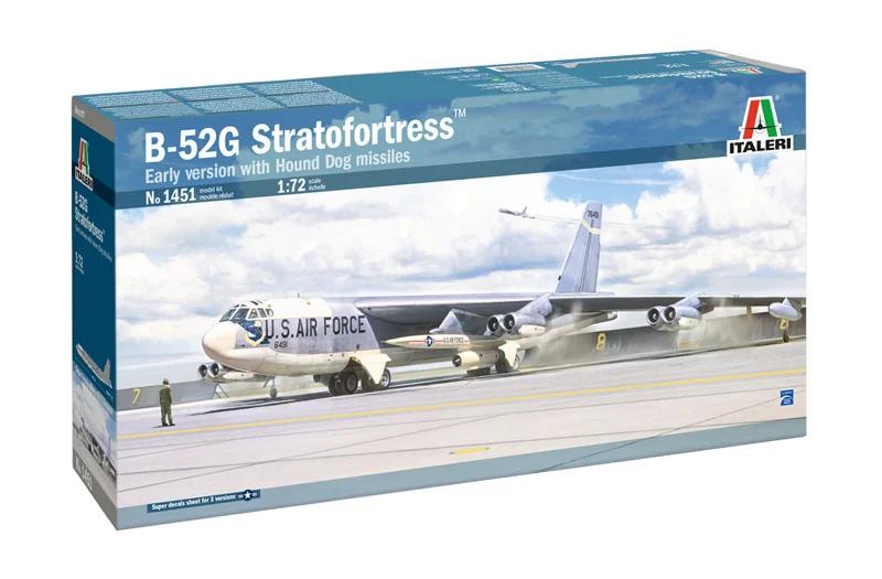 Italeri 1/72 B-52G Early W Hound Dog Missles Model Kit — official product photo 2