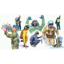 Italeri NATO Pilots Ground Crew 72 Model Kit — box art