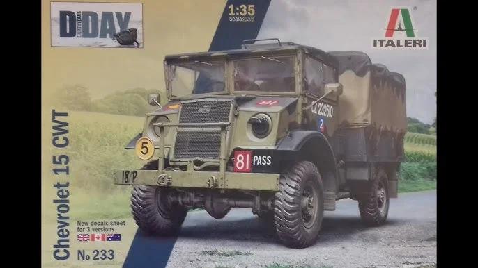 Italeri 1/35 Chevrolet 15 Cwt Model Kit — box art