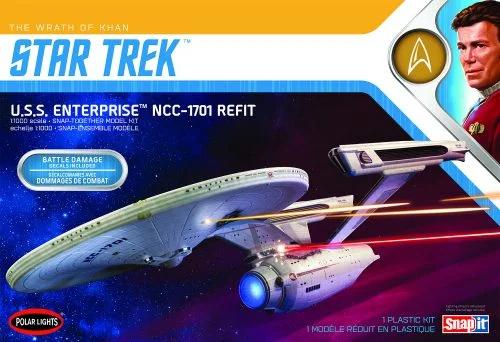 Polar Lights Star Trek U S S Enterprise Refit-wrath Model Kit — box art