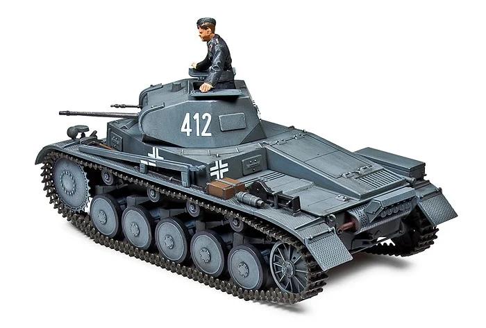 Tamiya 1/48 German Panzer 2 B C Model Kit — official product photo 2