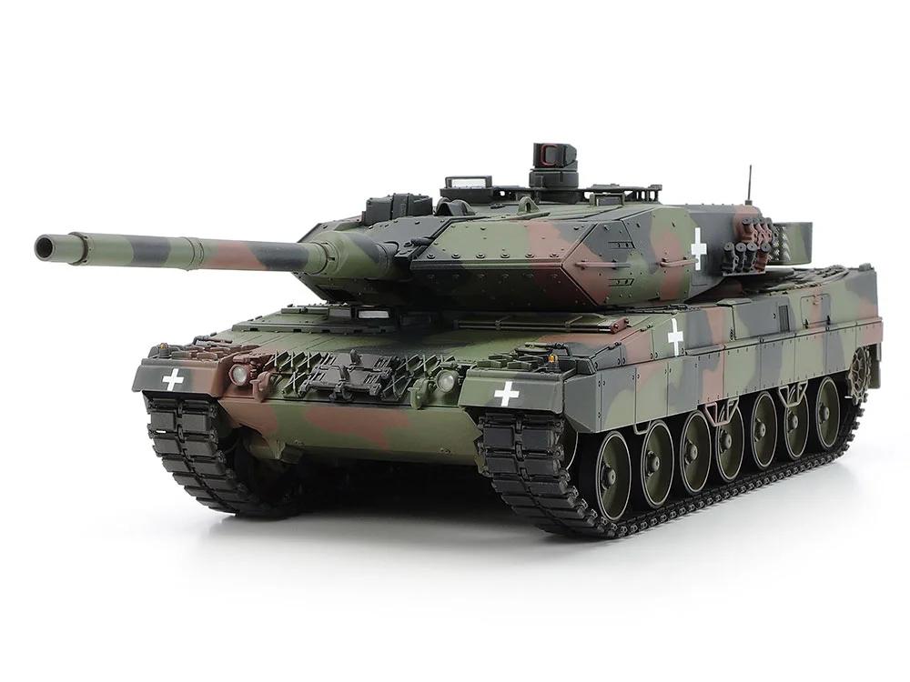Tamiya 1/35 Leopard 2 A6 Tank Ukraine Model Kit — official product photo 1