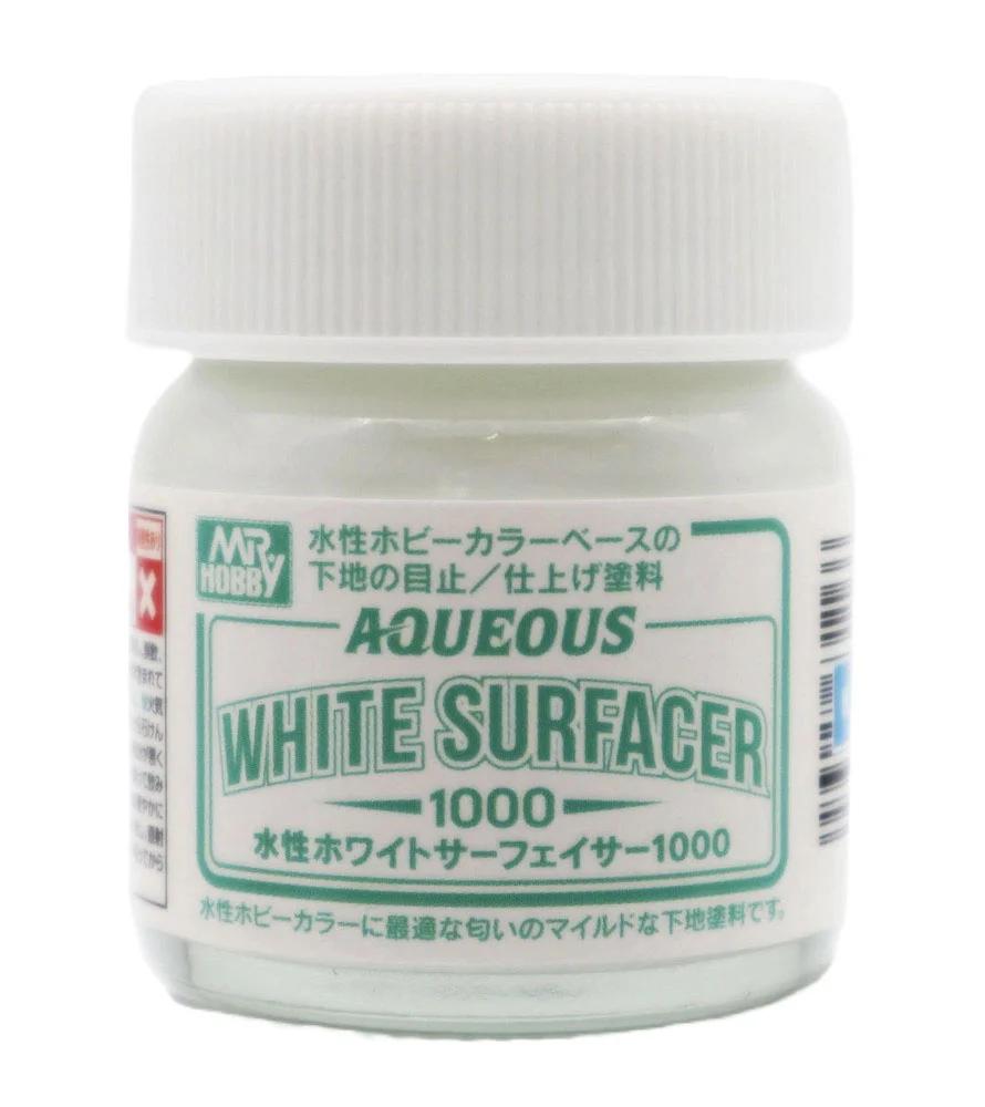 Mr. Hobby Aqueous White Surfacer 1000 (HSF02) 40 ml — official product photo 1