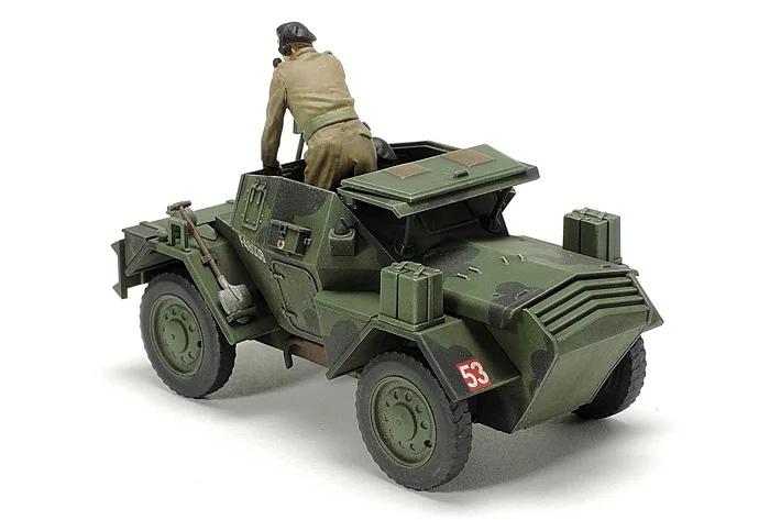Tamiya 1/48 Brit Armored Scout Car Model Kit — official product photo 2