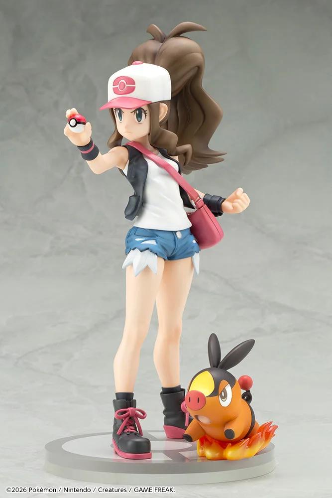 Kotobukiya Pokémon Hilda with Tepig ARTFX J STATUE — official product photo 2