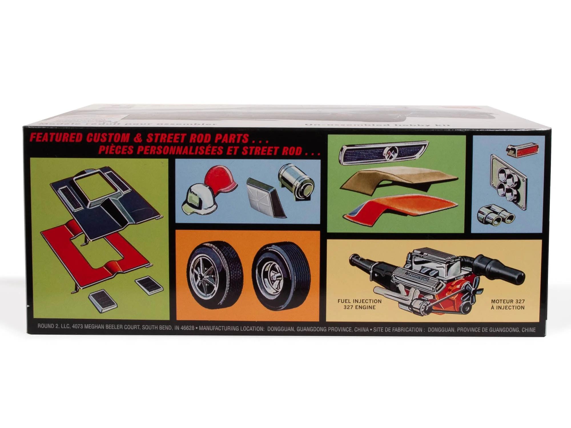 AMT 1/25 63 Chevy Corvette Convertible Model Kit — official product photo 3