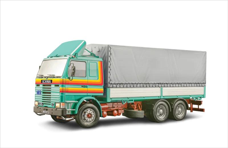 Italeri 1/24 Scania 142h 6x2 Canvas Model Kit — box art