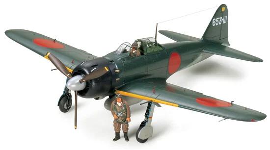 Tamiya 1/32 A6m5 Zero 52 Model Kit — box art