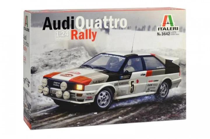 Italeri 1/24 Audi Quattro Rally Model Kit — box art