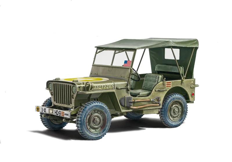 Italeri 1/24 Willys Jeep Mb 80th Anniversary Model Kit — official product photo 1
