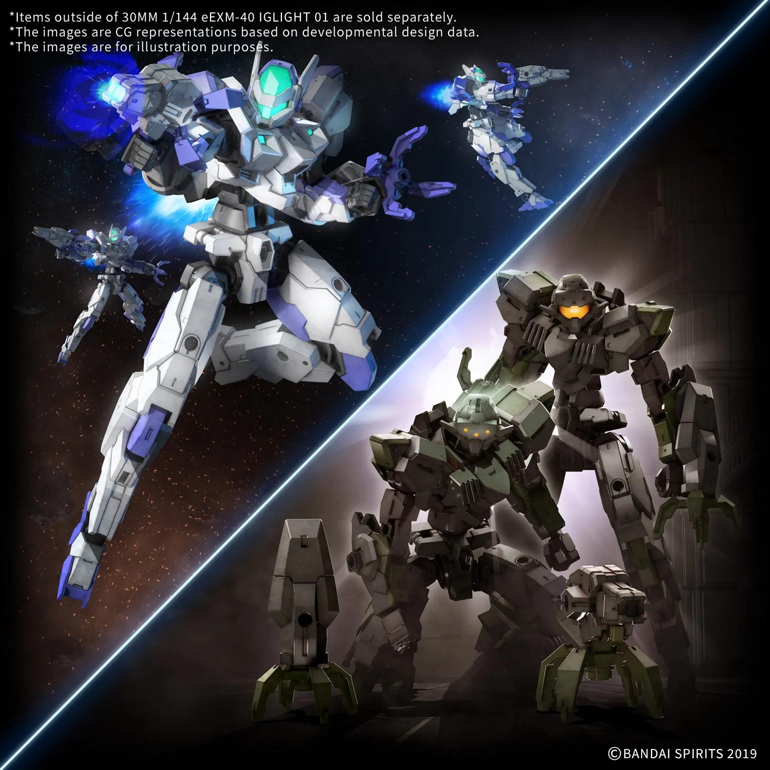 Bandai 1/144 30MM Eexm-40 Iglight 01 Model Kit — official product photo 6