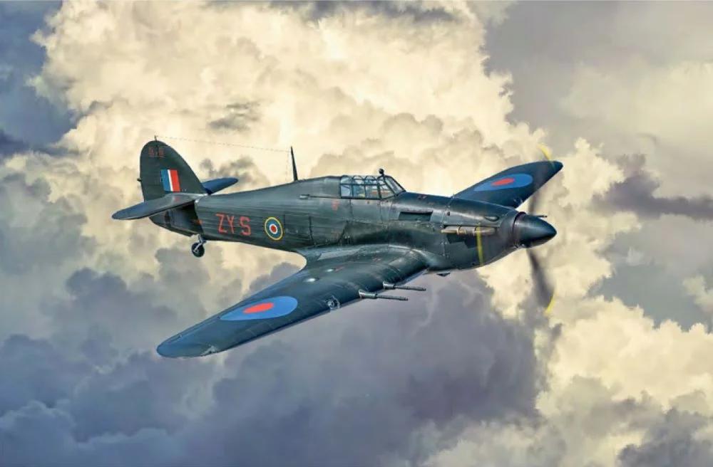 Italeri 1/48 Hurricane MK II C Model Kit — box art