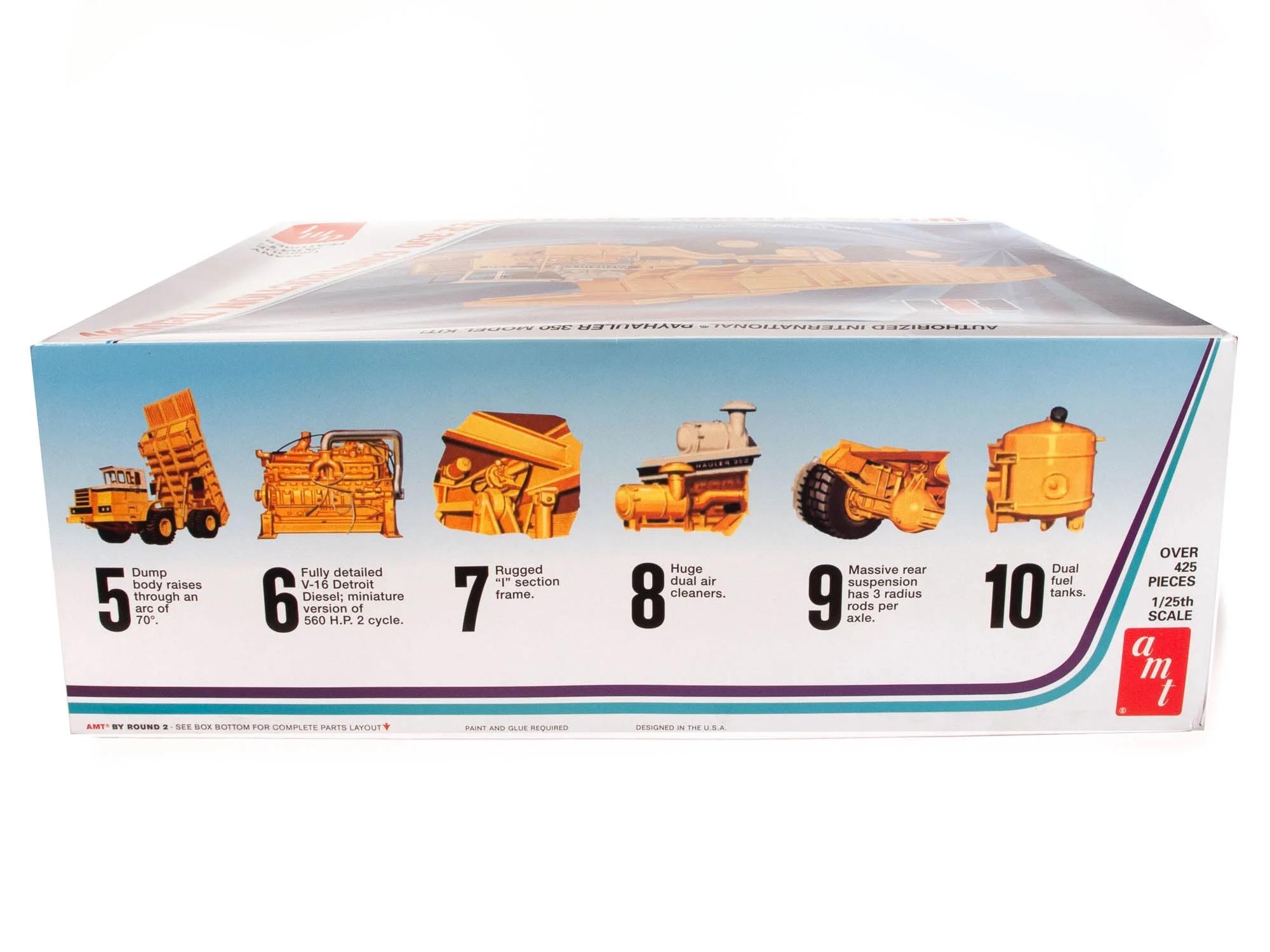 AMT 1/25 International Payhauler 350 Dump Tr Model Kit — official product photo 3