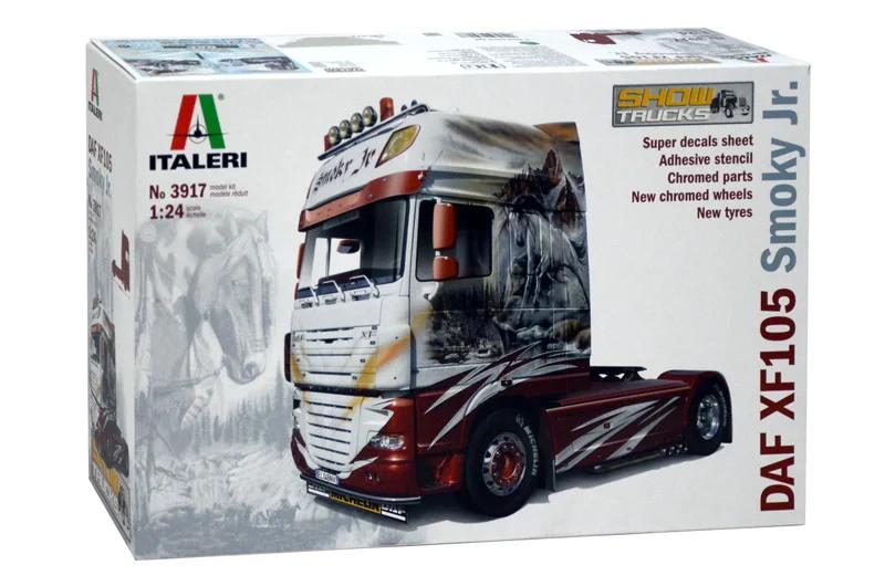 Italeri 1/24 Daf Xf105 Smoky Jr Model Kit — official product photo 2