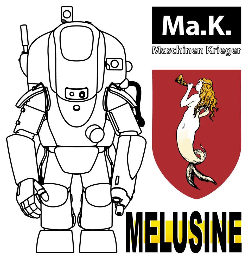 Hasegawa 1/35 Maschinen Krieger Melusine Wald G Model Kit — official product photo 3