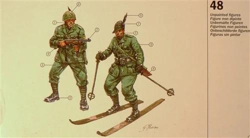 Italeri WWII Italianmnt Trps Alpini 72 Model Kit — official product photo 4