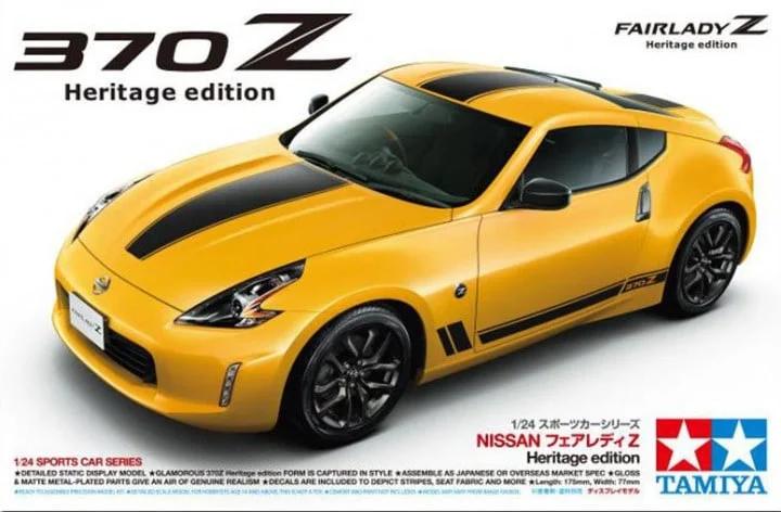 Tamiya 1/24 Nissan 370z Heritage Edt Model Kit — box art