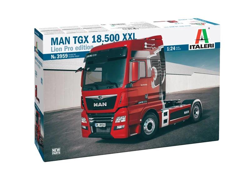Italeri 1/24 Man Tgx 18 500 Xxl Lion Pro Ed Model Kit — official product photo 1