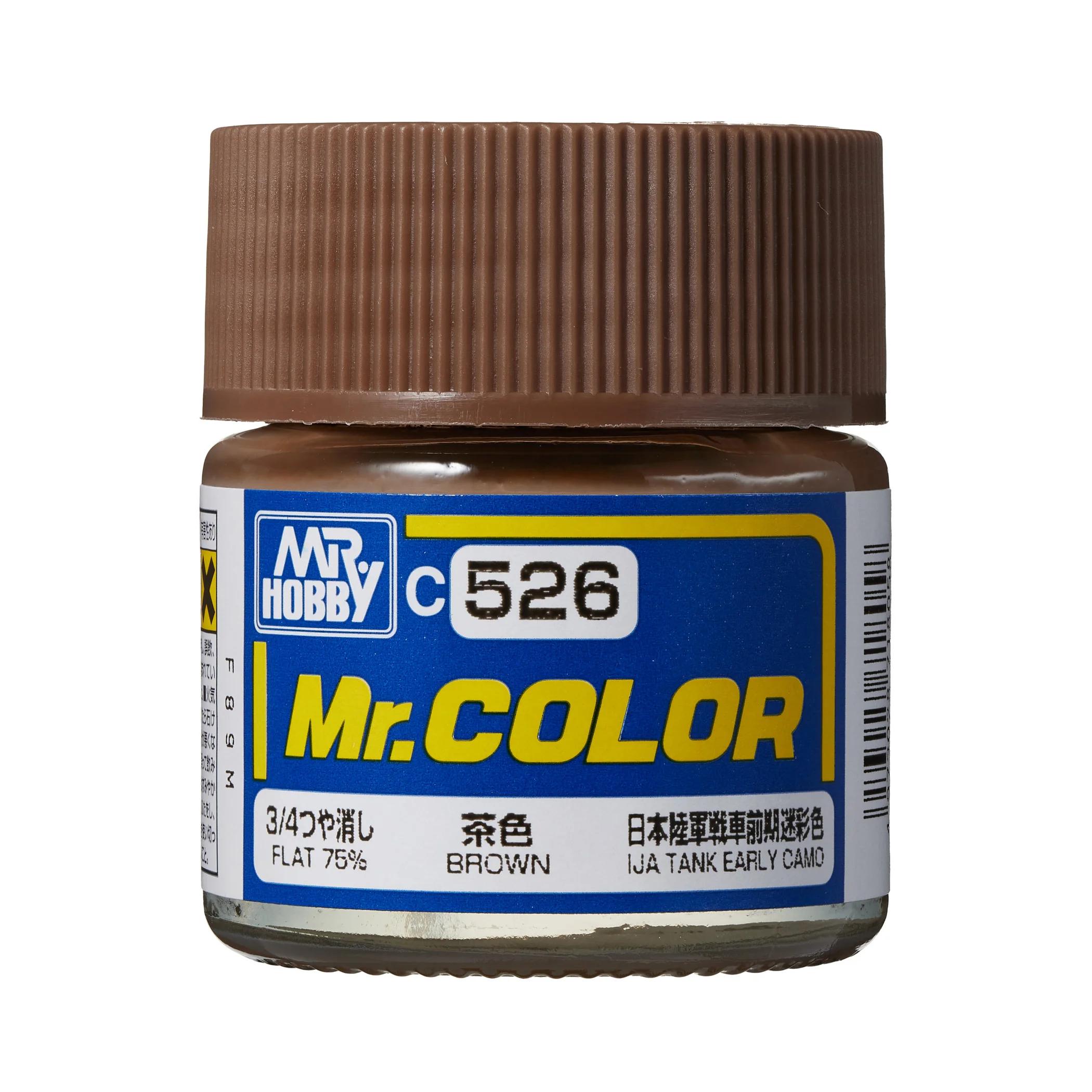 Mr. Hobby Mr. Color Brown (C526) 10 ml — official product photo 1