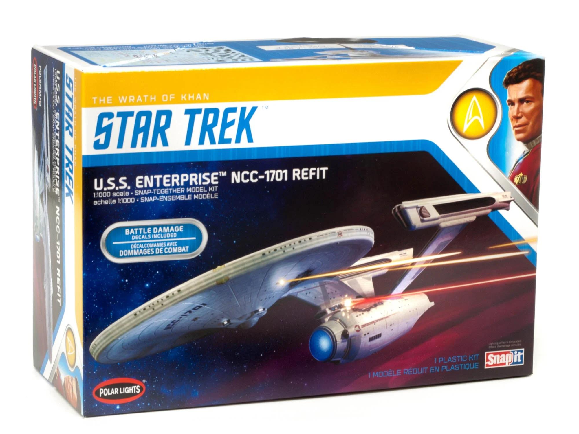 Polar Lights Star Trek U S S Enterprise Refit-wrath Model Kit — official product photo 1