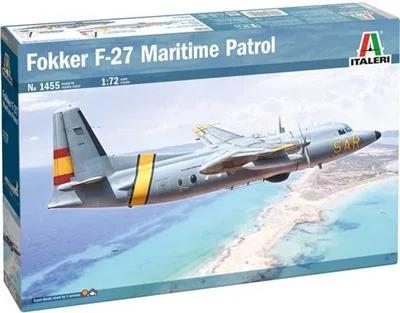Italeri 1/72 F-27 Fokker Maritime Patrol Aircraf Model Kit — box art
