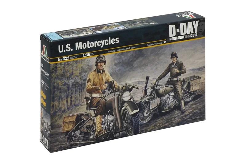 Italeri 1/35 US Motorcycles Ww-ii Model Kit — official product photo 2