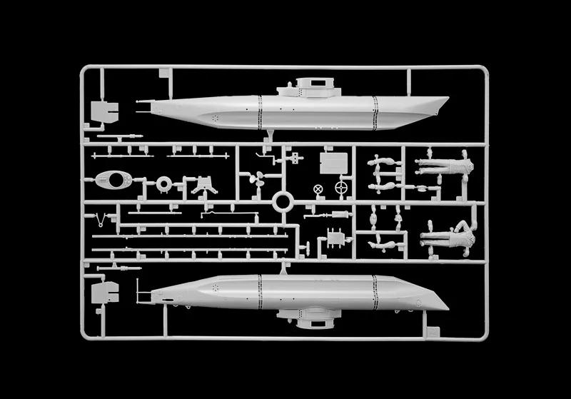 Italeri 1/35 Midget Submarine Biber Model Kit — official product photo 6
