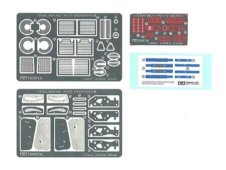 Tamiya 1/20 76 Mclaren M23 P E Pts Model Kit — box art
