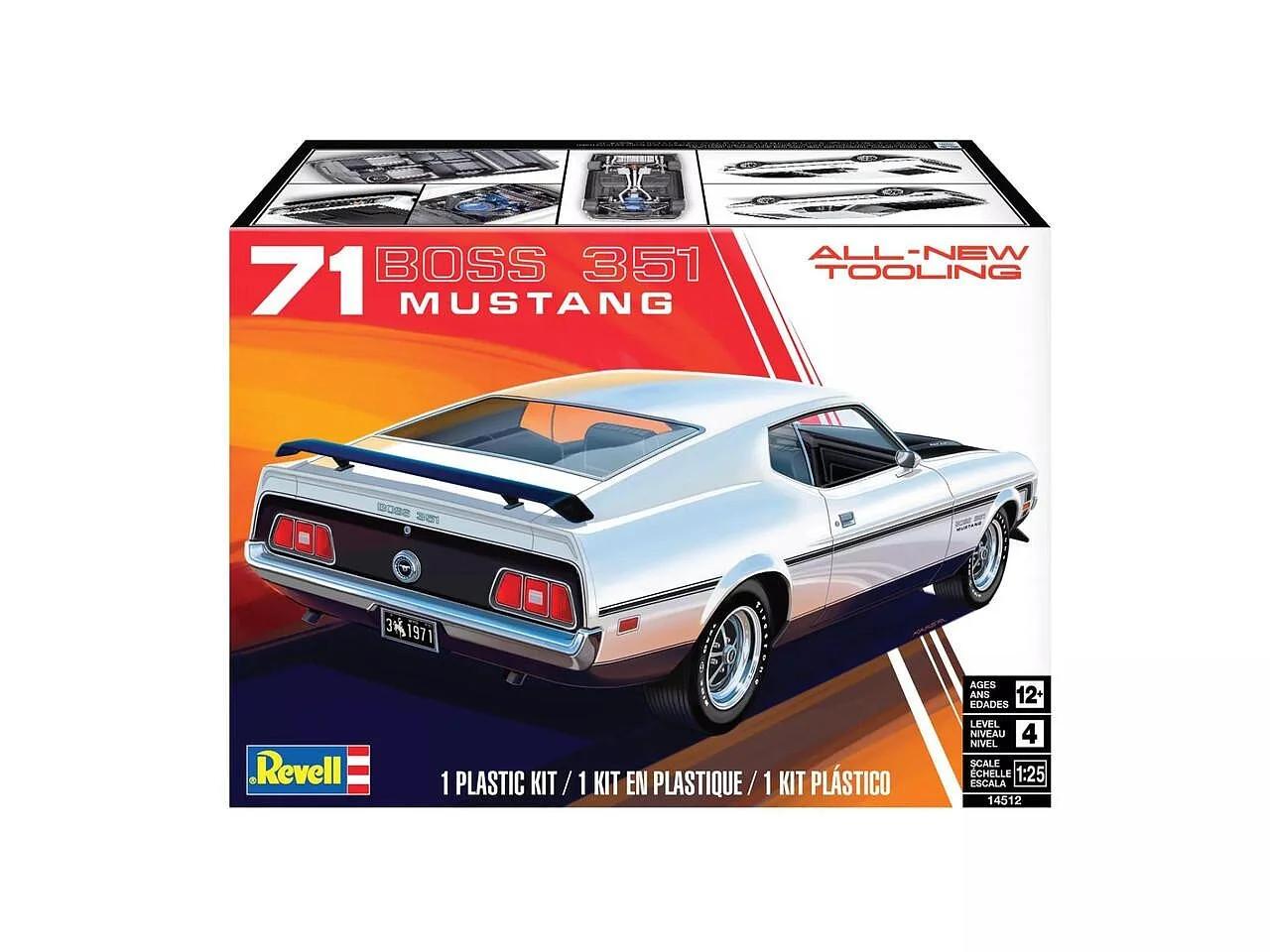 Revell 1/25 1971 Mustang Boss 351 Model Kit — official product photo 1