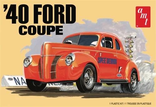 AMT 1/25 1940 Ford Coupe 2t Model Kit — box art