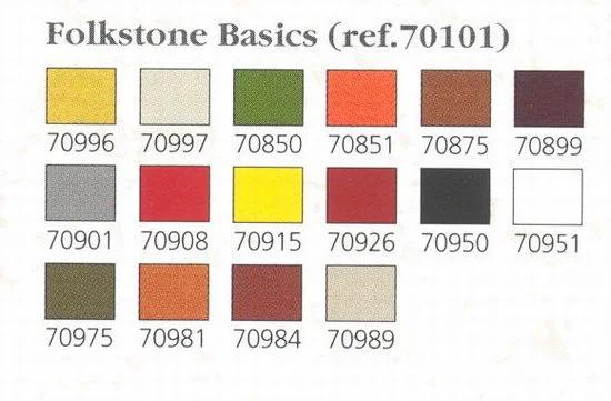 Vallejo Color Folkstone Basics Set 16 — product photo