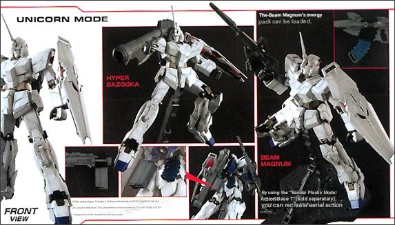 Bandai 1/100 MG Unicorn UC Model Kit — product photo 6