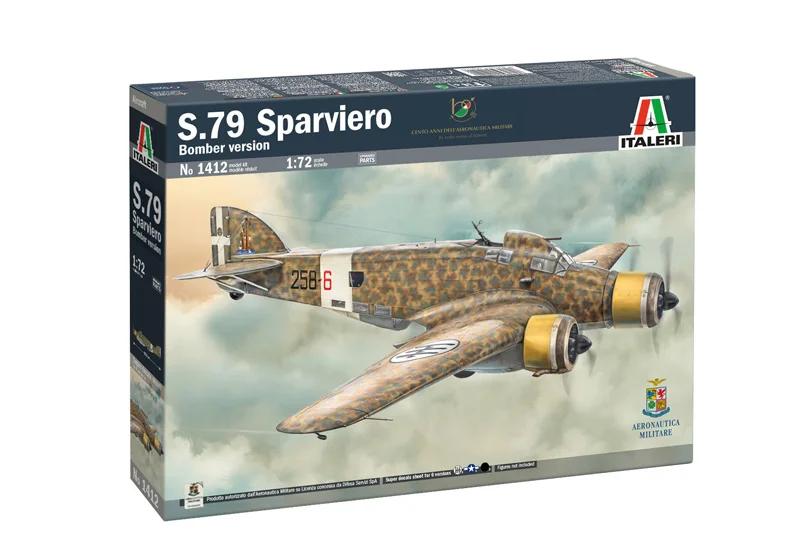 Italeri 1/72 S M 79 M Sparviero Bomber Model Kit — official product photo 2